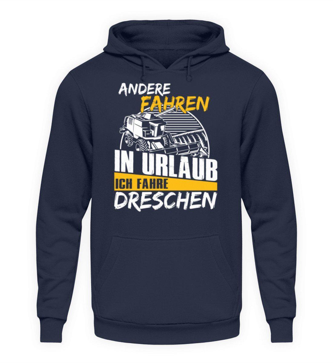 Ich fahre dreschen · Unisex Kapuzenpullover Hoodie-Unisex Hoodie-Oxford Navy-L-Agrarstarz