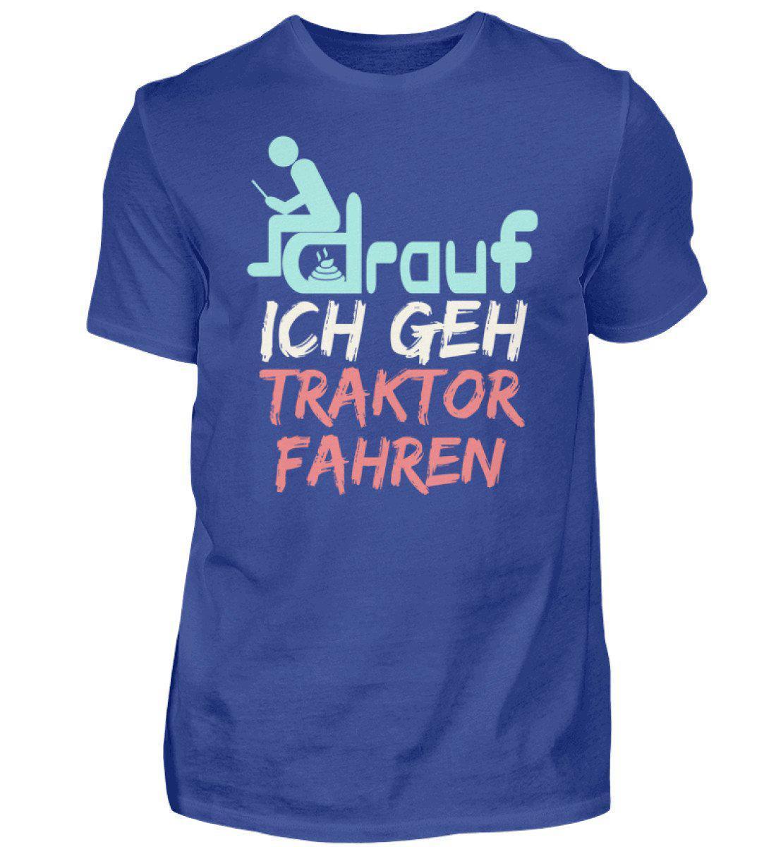 Ich geh Traktor fahren · Herren T-Shirt-Herren Basic T-Shirt-Royal Blue-S-Agrarstarz