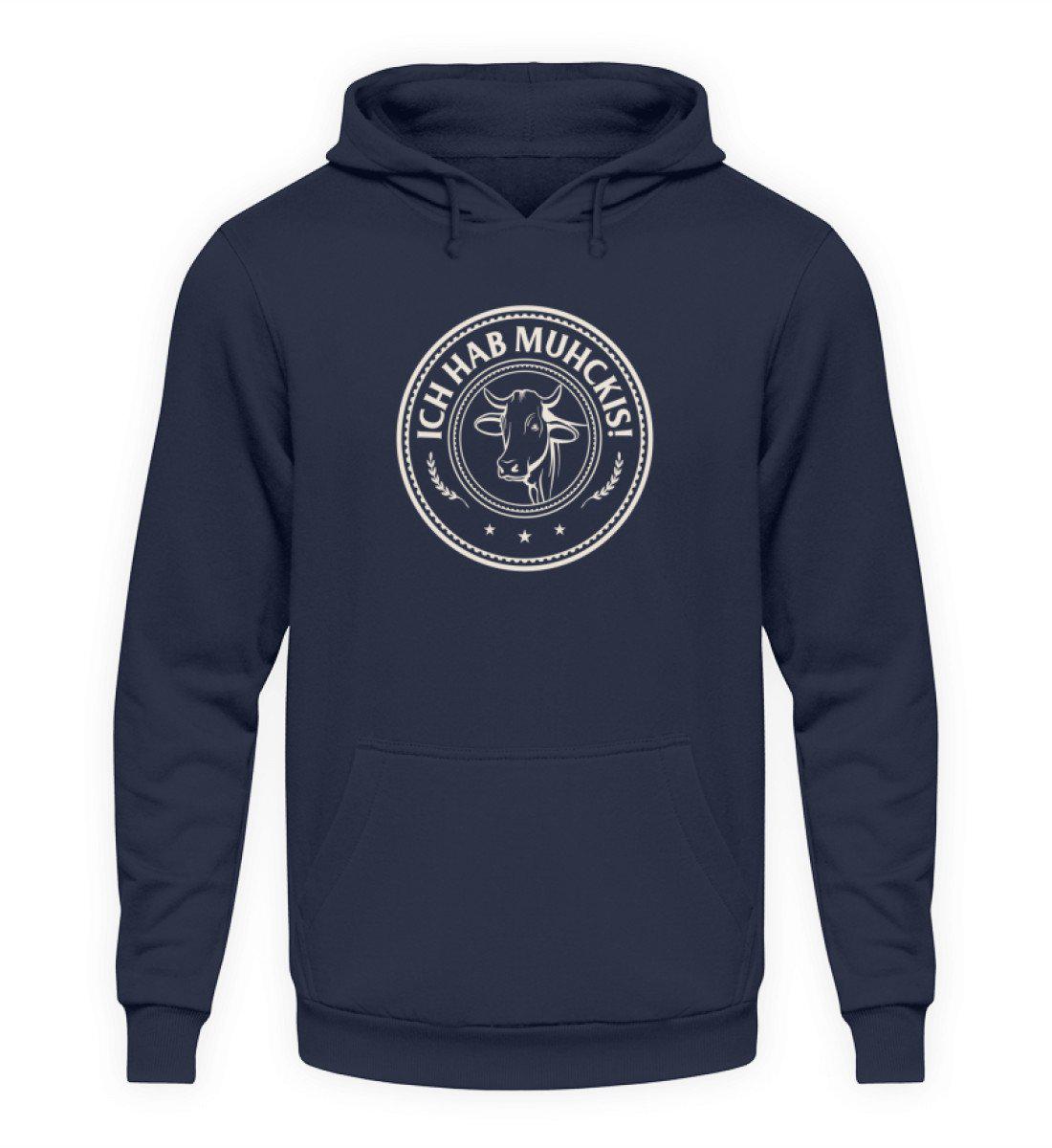 Ich hab Muhckis · Unisex Kapuzenpullover Hoodie-Unisex Hoodie-Oxford Navy-S-Agrarstarz