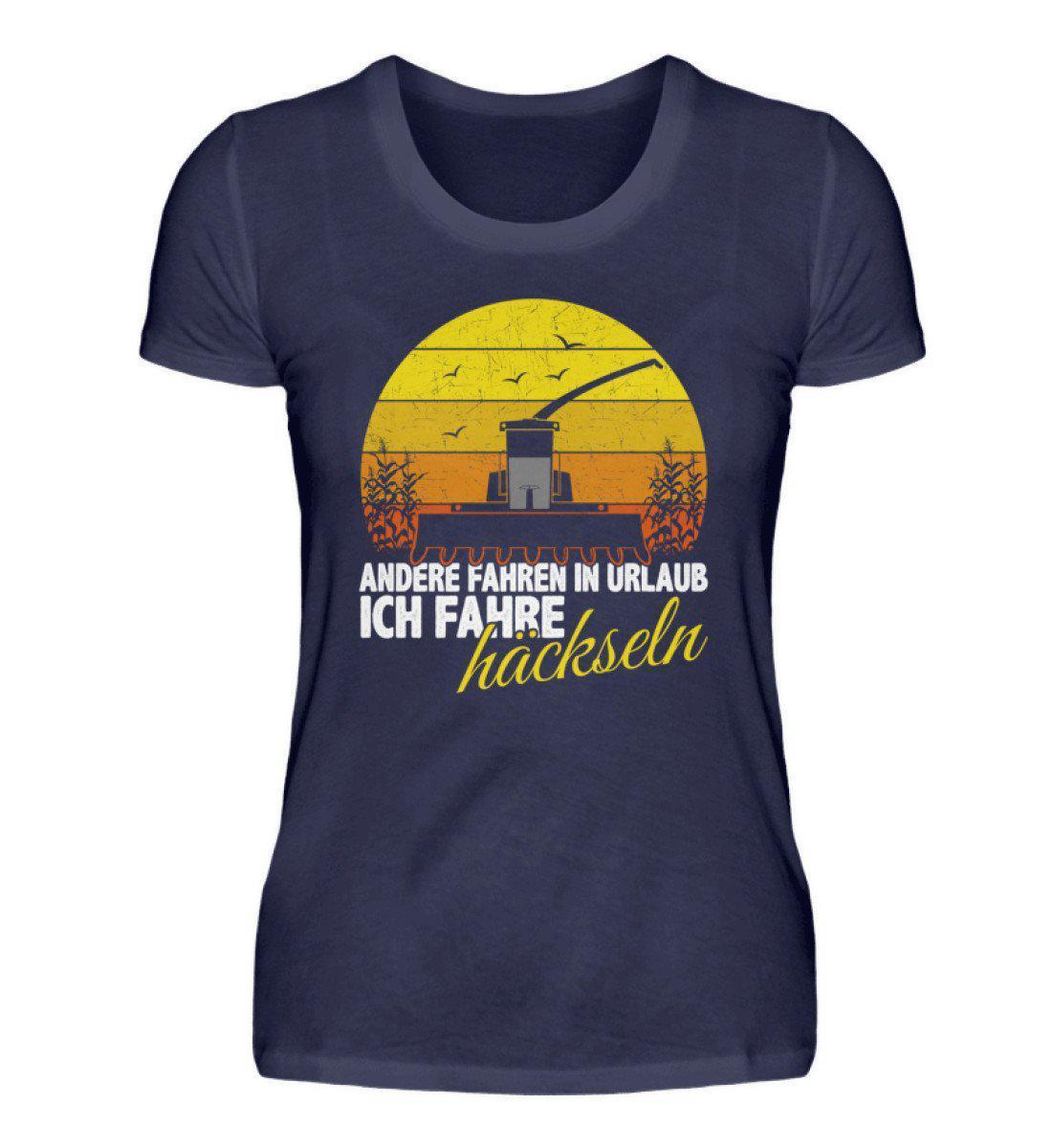 Ich häckseln andere Urlaub · Damen T-Shirt-Damen Basic T-Shirt-Agrarstarz