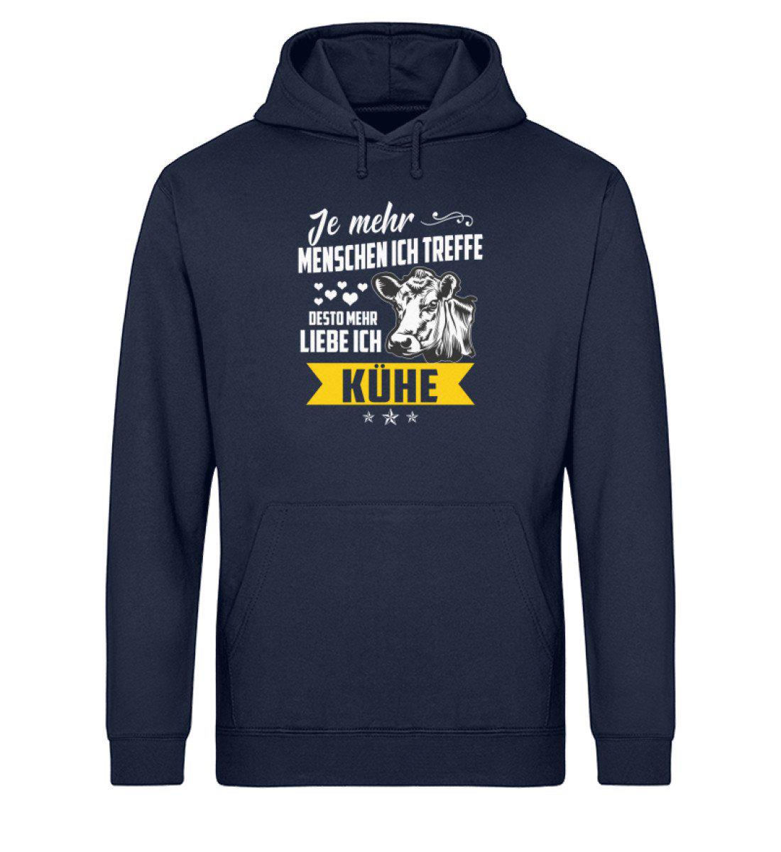 Ich liebe Kühe · Unisex Organic Hoodie-Drummer Hoodie ST/ST-French Navy-XS-Agrarstarz