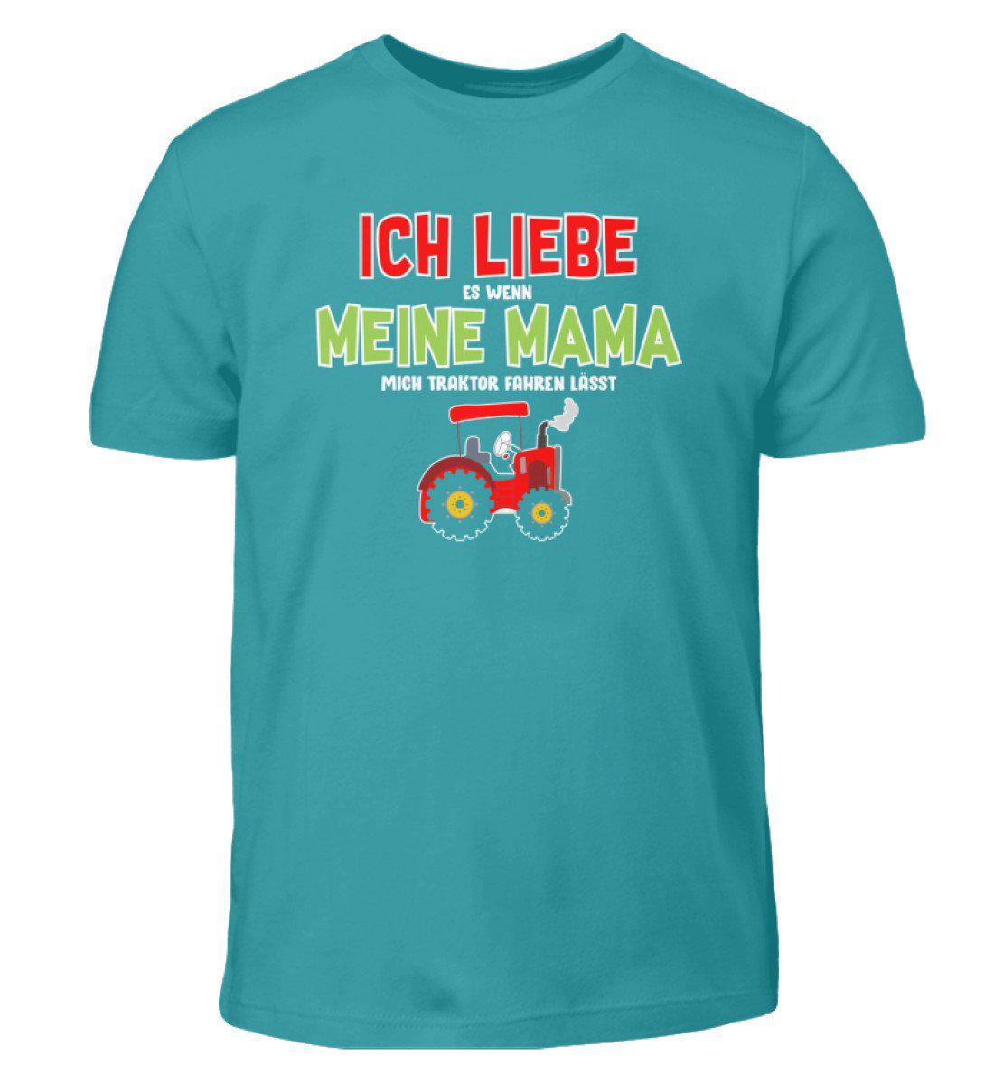 Ich liebe meine Mama · Kinder T-Shirt-Kinder T-Shirt-Swimming Pool-3/4 (98/104)-Agrarstarz