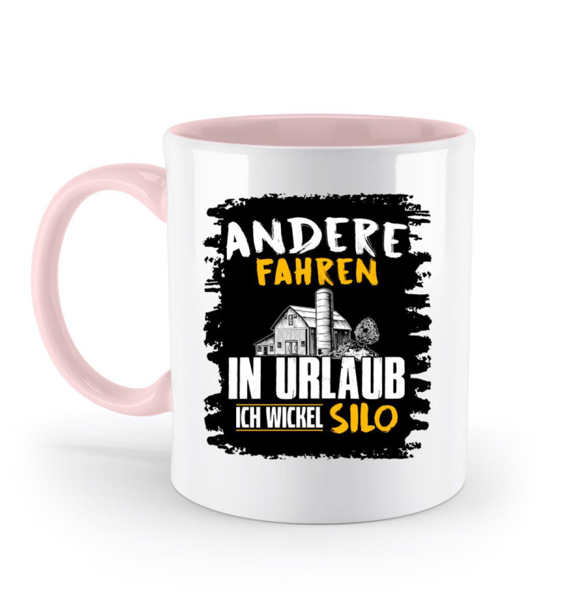 Ich wickel Silo · Keramik Tasse farbig-Keramik Tasse Zweifarbig-Powder Pink-330ml-Agrarstarz