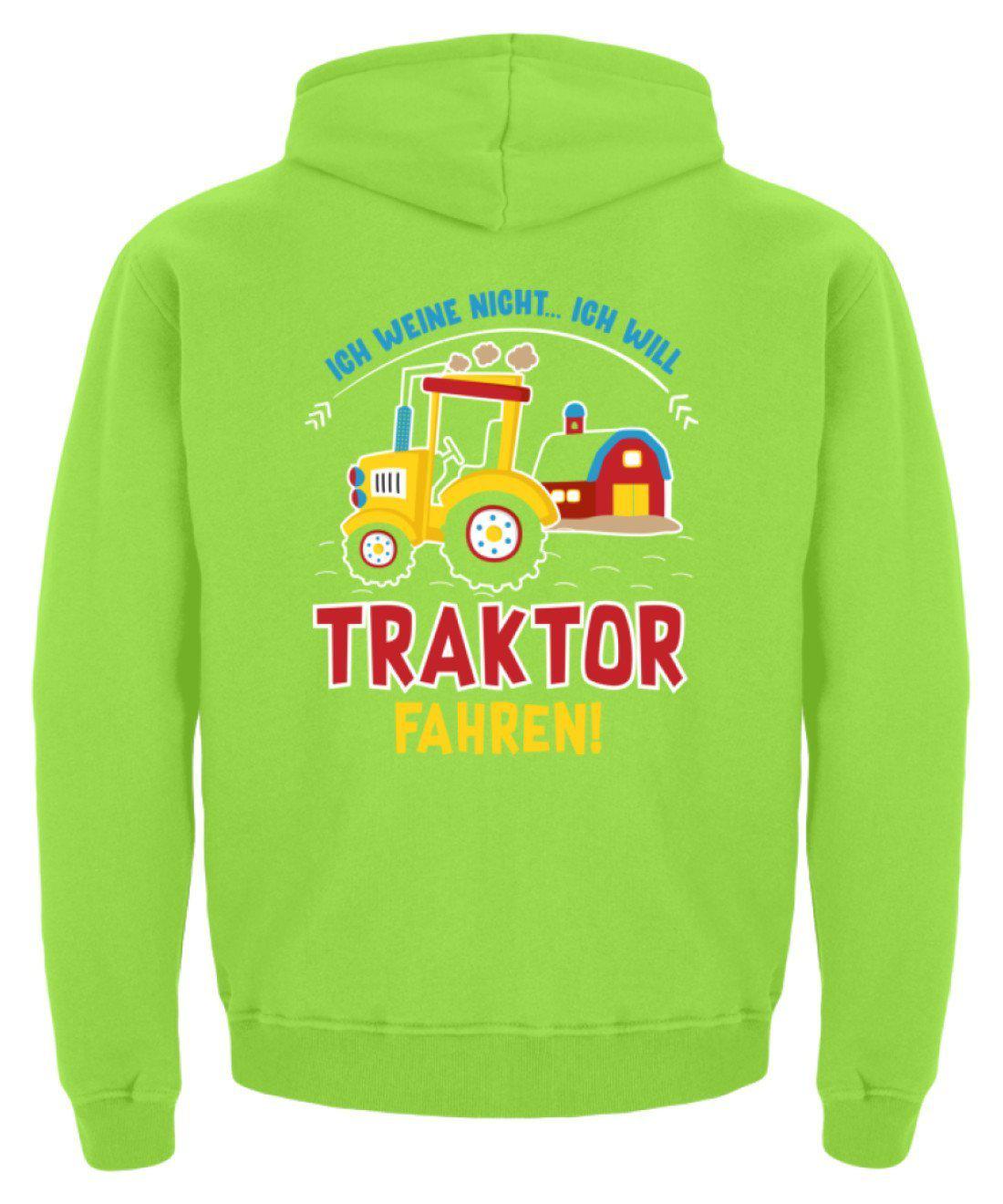 Ich will Traktor fahren · Kinder Kapuzenpullover Hoodie-Kinder Hoodie-Agrarstarz