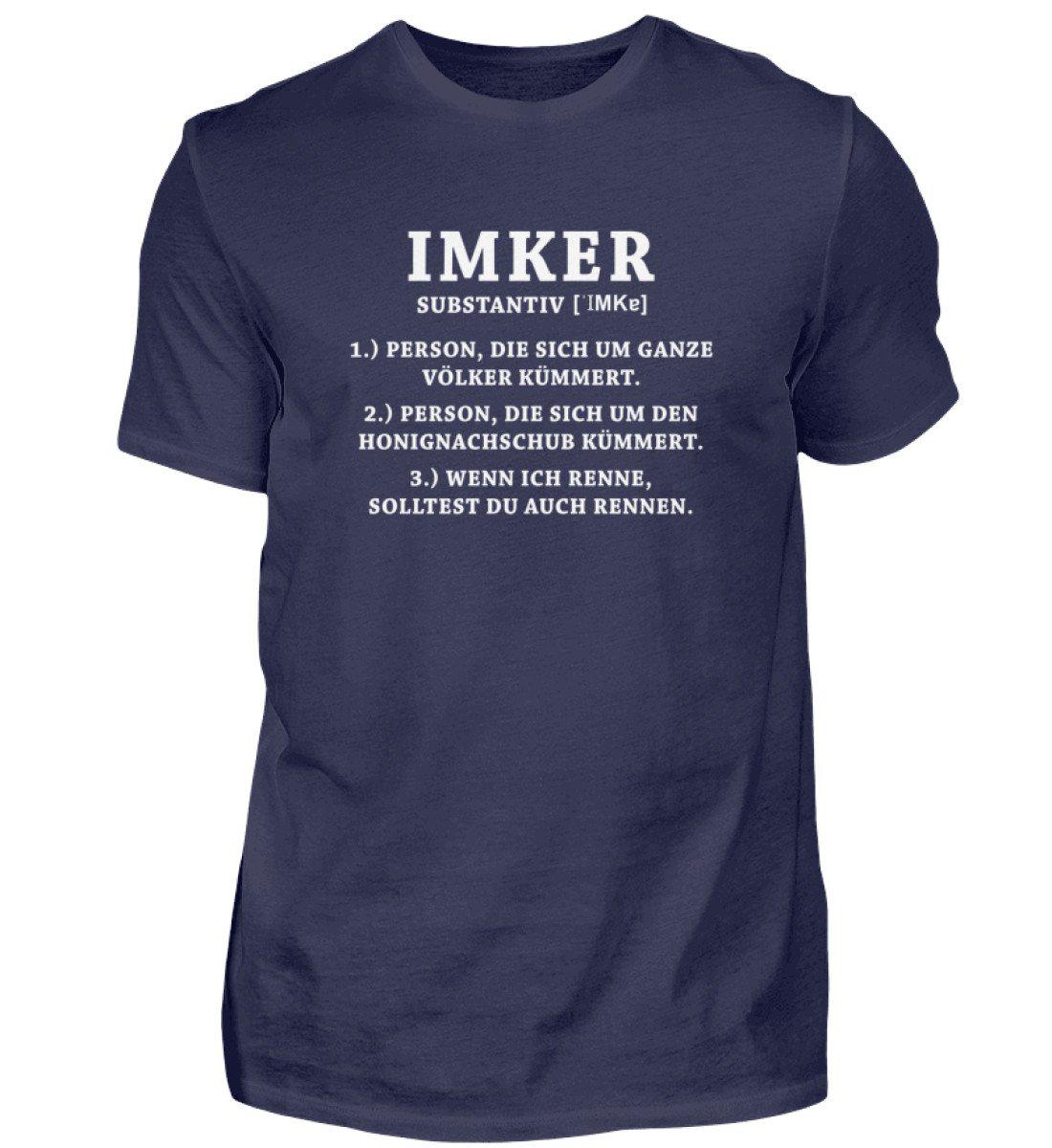 Imker Substantiv Lexikon · Herren T-Shirt-Herren Basic T-Shirt-Navy-S-Agrarstarz