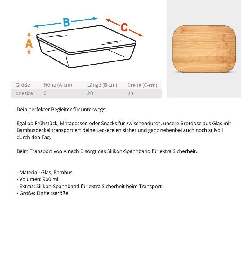 In der Not Wurst Brot · Brotdose mit großer Lasergravur-Brotdose mit großer Lasergravur-Bambus-Einheitsgröße-Agrarstarz