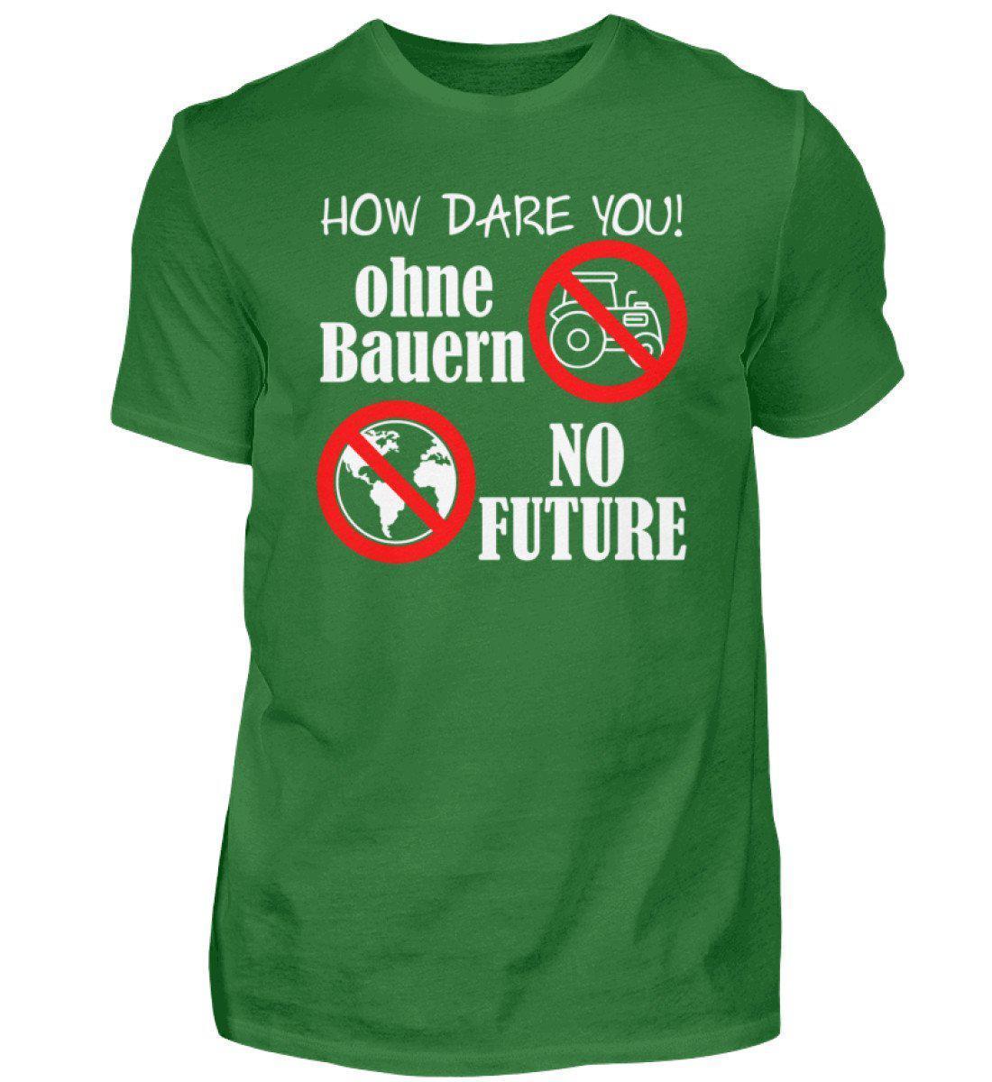 Keine Bauern no Future · Herren T-Shirt-Herren Basic T-Shirt-Kelly Green-S-Agrarstarz