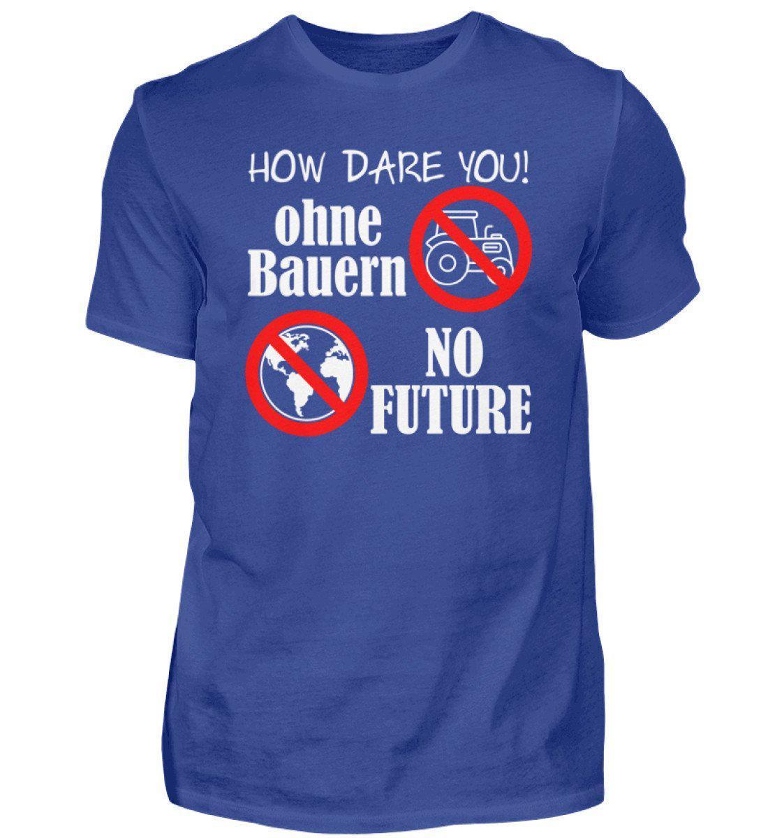 Keine Bauern no Future · Herren T-Shirt-Herren Basic T-Shirt-Royal Blue-S-Agrarstarz
