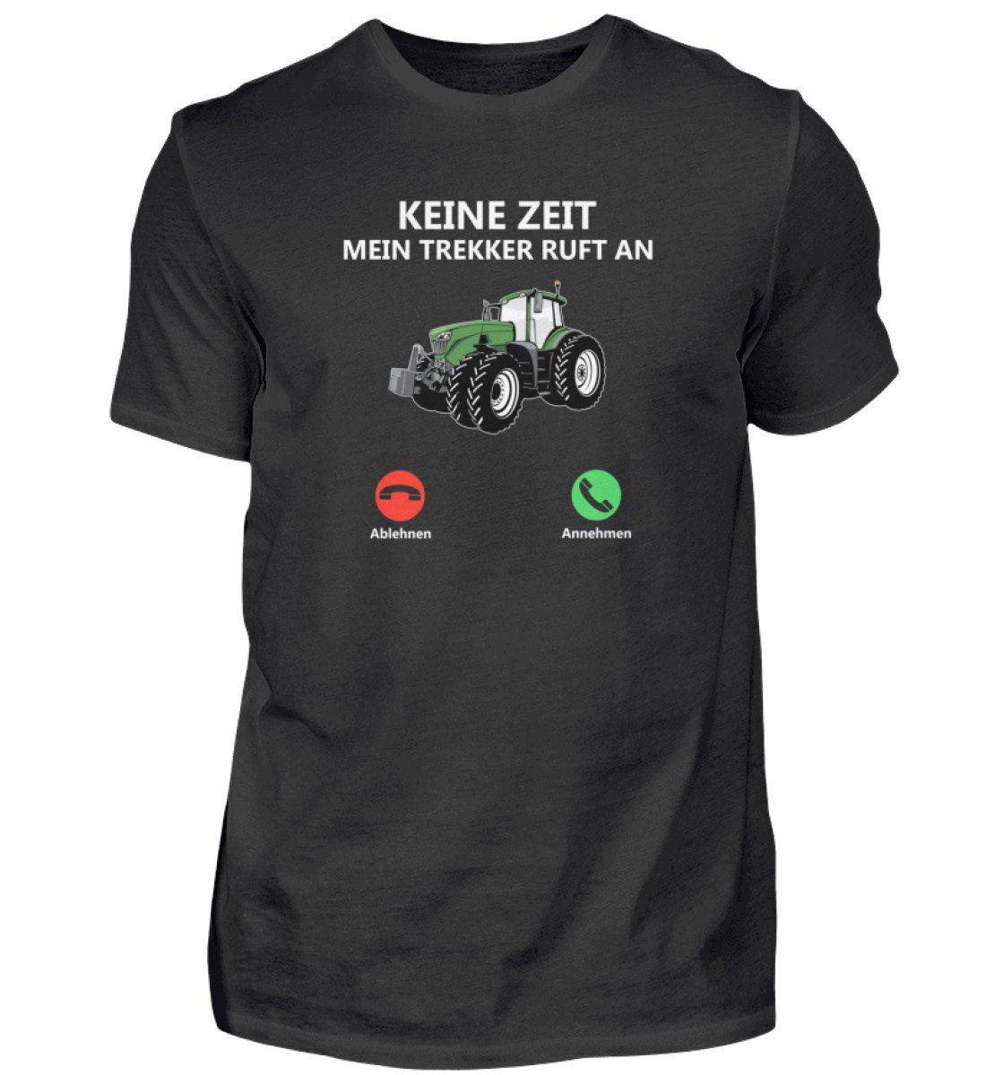 Keine Zeit Trekker ruft an · Herren T-Shirt-Herren Basic T-Shirt-Black-S-Agrarstarz