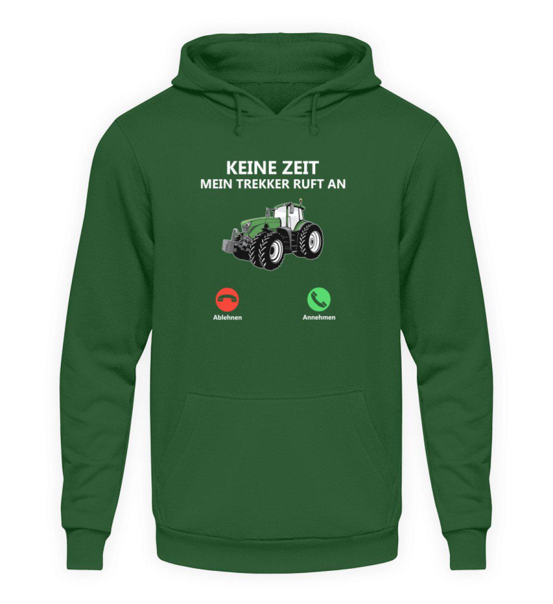 Keine Zeit Trekker ruft an · Unisex Kapuzenpullover Hoodie-Unisex Hoodie-Bottle Green-S-Agrarstarz