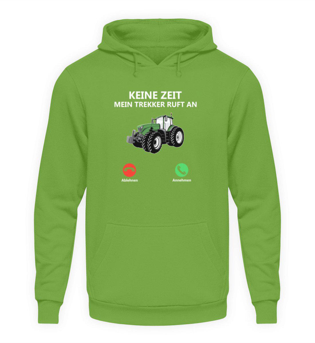 Keine Zeit Trekker ruft an · Unisex Kapuzenpullover Hoodie-Unisex Hoodie-LimeGreen-S-Agrarstarz