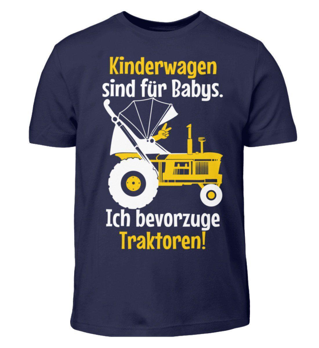 Kinderwagen sind für Babys · Kinder T-Shirt-Kinder T-Shirt-Navy-3/4 (98/104)-Agrarstarz