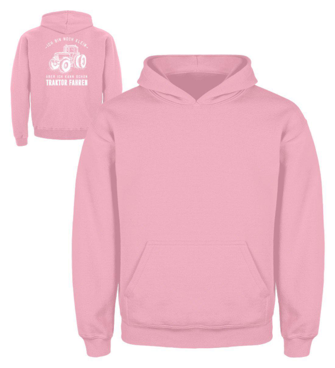 Klein Traktor fahren · Kinder Kapuzenpullover Hoodie-Kinder Hoodie-Baby Pink-3/4 (98/104)-Agrarstarz