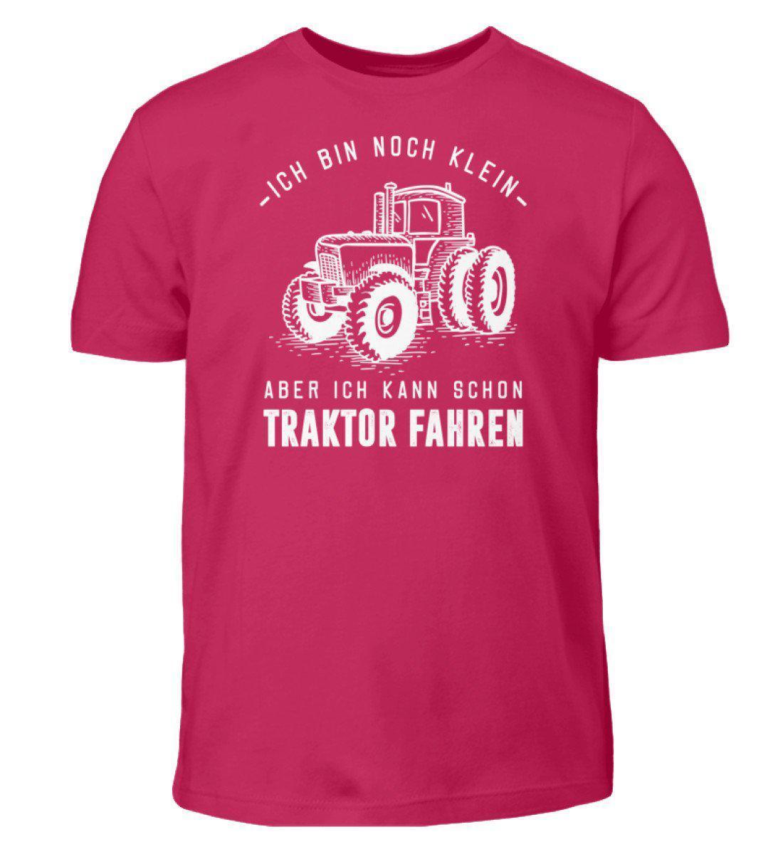 Klein Traktor fahren · Kinder T-Shirt-Kinder T-Shirt-Sorbet-3/4 (98/104)-Agrarstarz