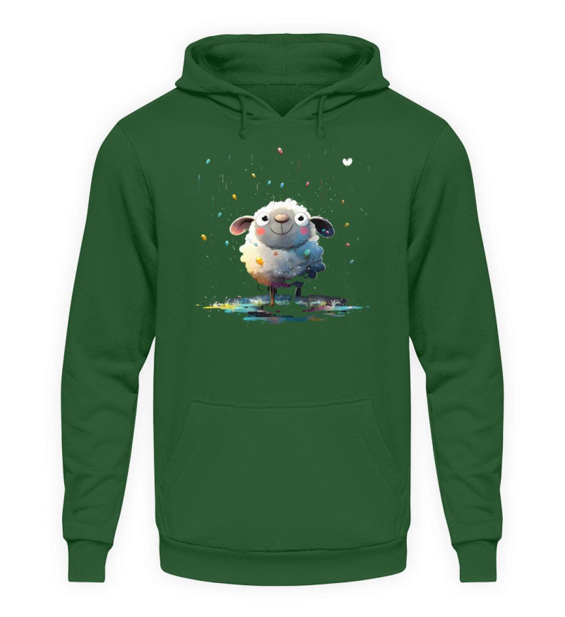 Kleines buntes Schaf · Unisex Kapuzenpullover Hoodie-Unisex Hoodie-Bottle Green-XS-Agrarstarz