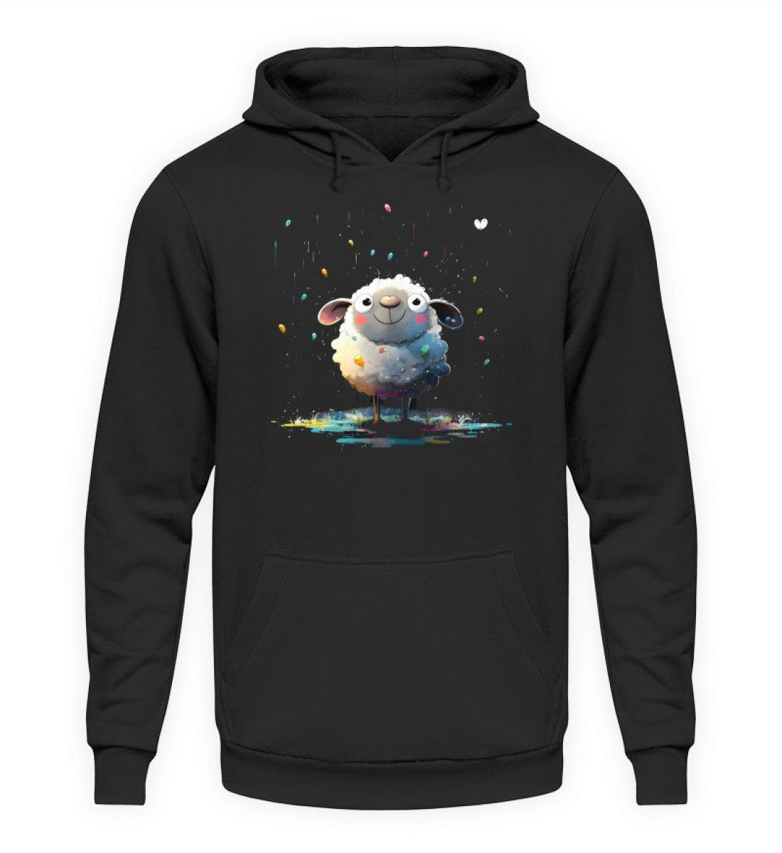 Kleines buntes Schaf · Unisex Kapuzenpullover Hoodie-Unisex Hoodie-Deep Black-XS-Agrarstarz