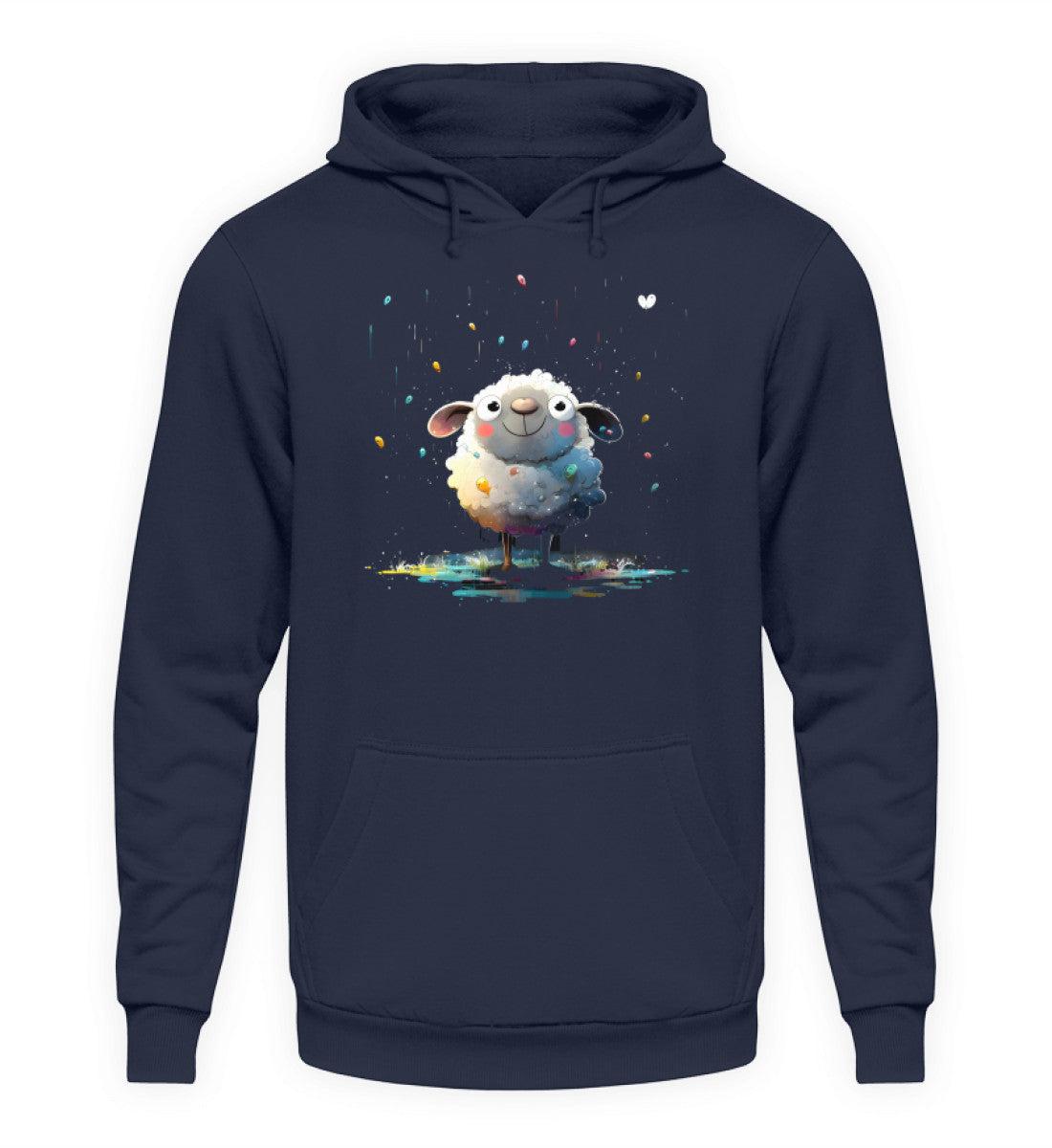 Kleines buntes Schaf · Unisex Kapuzenpullover Hoodie-Unisex Hoodie-Oxford Navy-XS-Agrarstarz