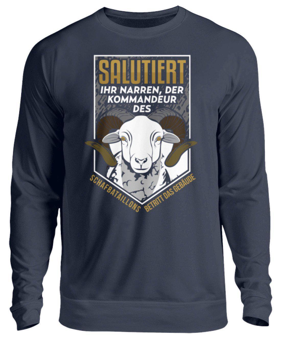 Kommandeur Schafbataillon · Unisex Sweatshirt Pullover-Unisex Sweatshirt-Oxford Navy-S-Agrarstarz