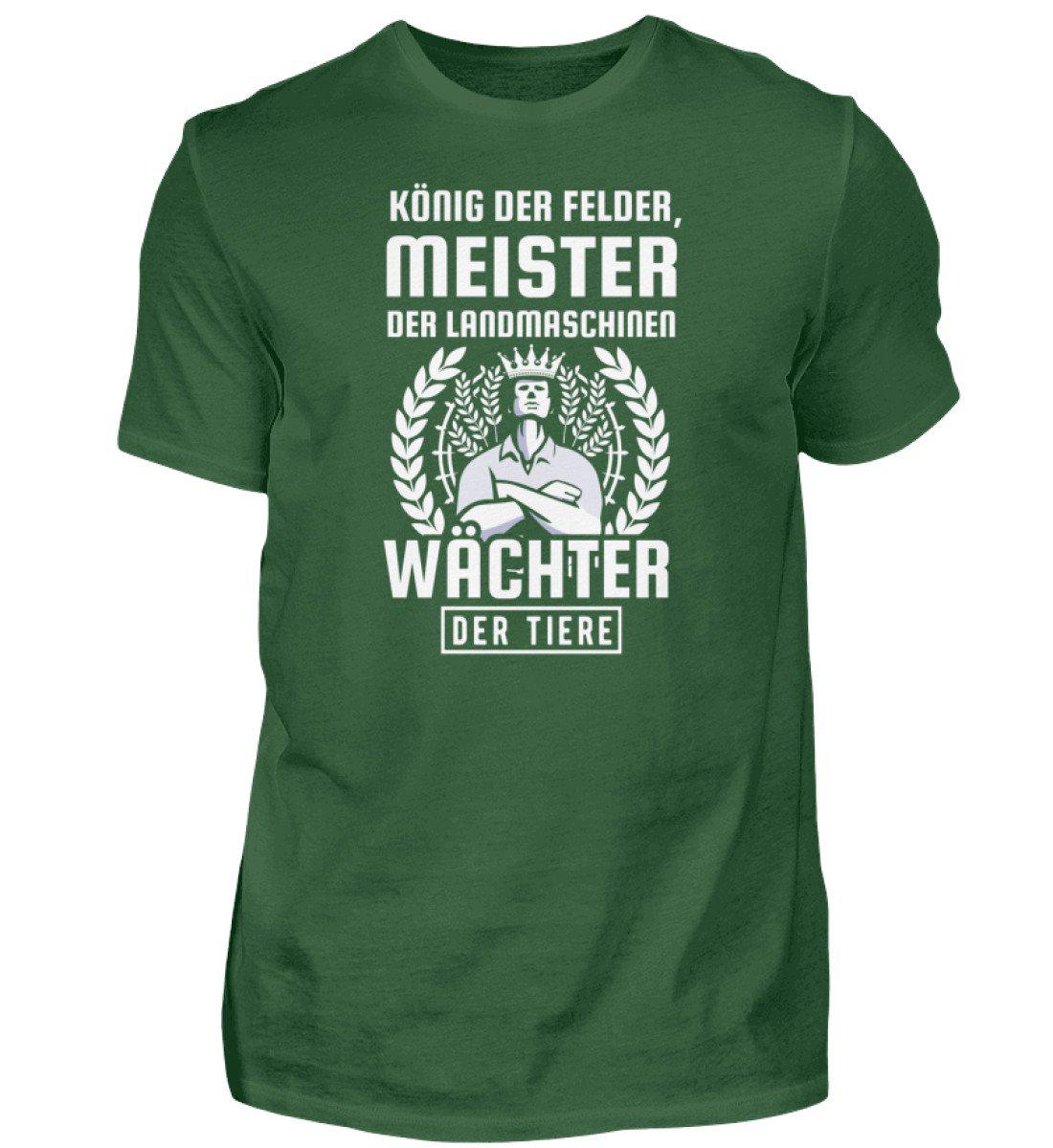 König der Felder · Herren T-Shirt-Herren Basic T-Shirt-Bottle Green-S-Agrarstarz