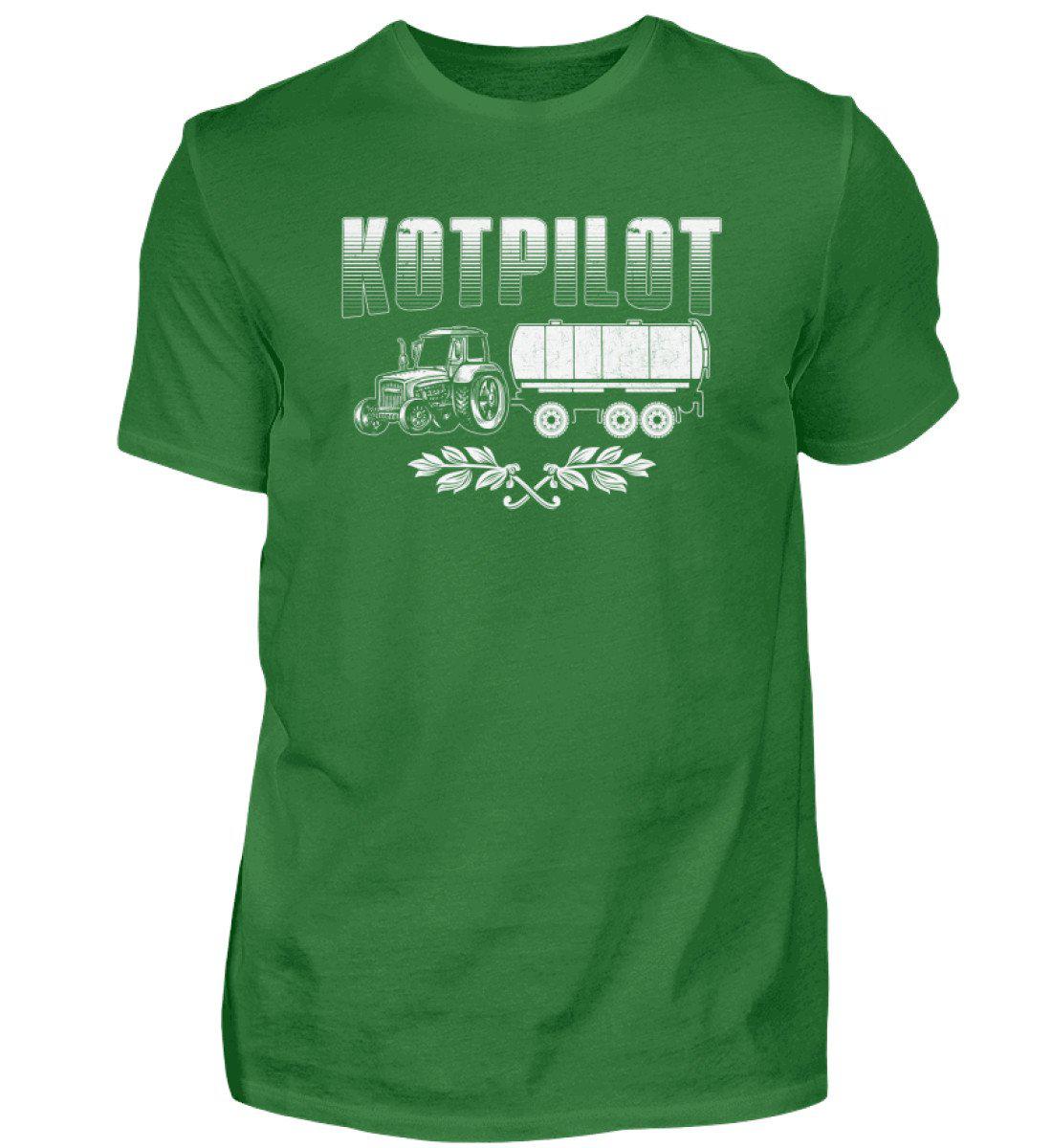 Kotpilot · Herren T-Shirt-Herren Basic T-Shirt-Kelly Green-S-Agrarstarz