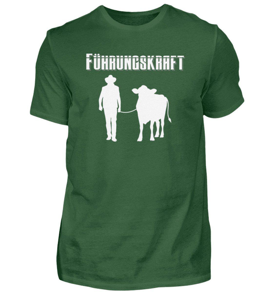 Kuh Führungskraft · Herren T-Shirt-Herren Basic T-Shirt-Bottle Green-S-Agrarstarz