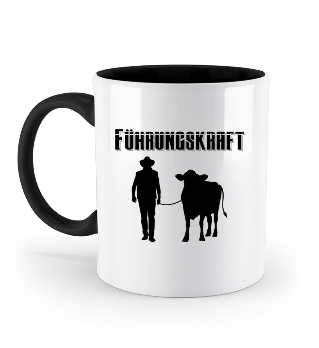 Kuh Führungskraft · Keramik Tasse zweifarbig-Keramik Tasse Zweifarbig-Black-330ml-Agrarstarz