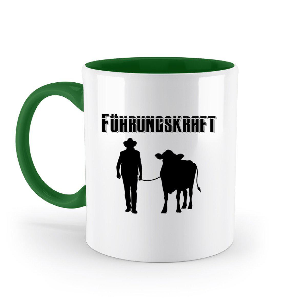 Kuh Führungskraft · Keramik Tasse zweifarbig-Keramik Tasse Zweifarbig-Irish Green-330ml-Agrarstarz