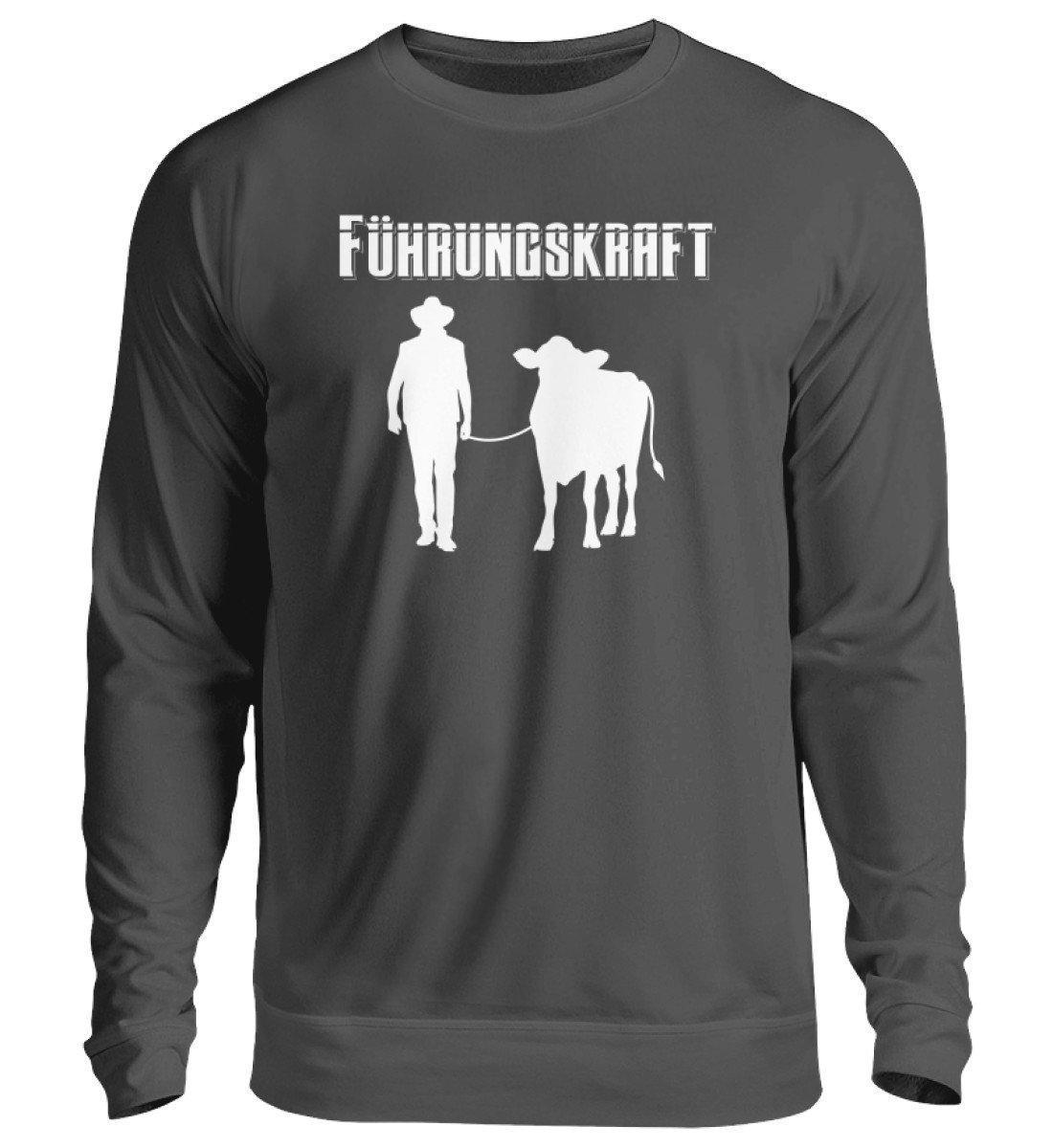 Kuh Führungskraft · Unisex Sweatshirt Pullover-Unisex Sweatshirt-Storm Grey (Solid)-S-Agrarstarz