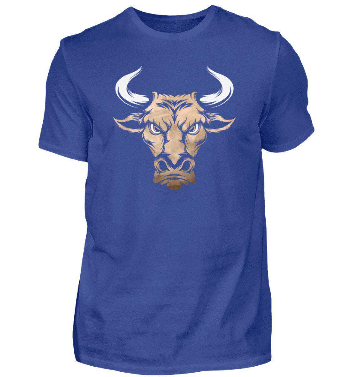 Kuh Hörner Gesicht · Herren T-Shirt-Herren Basic T-Shirt-Royal Blue-S-Agrarstarz