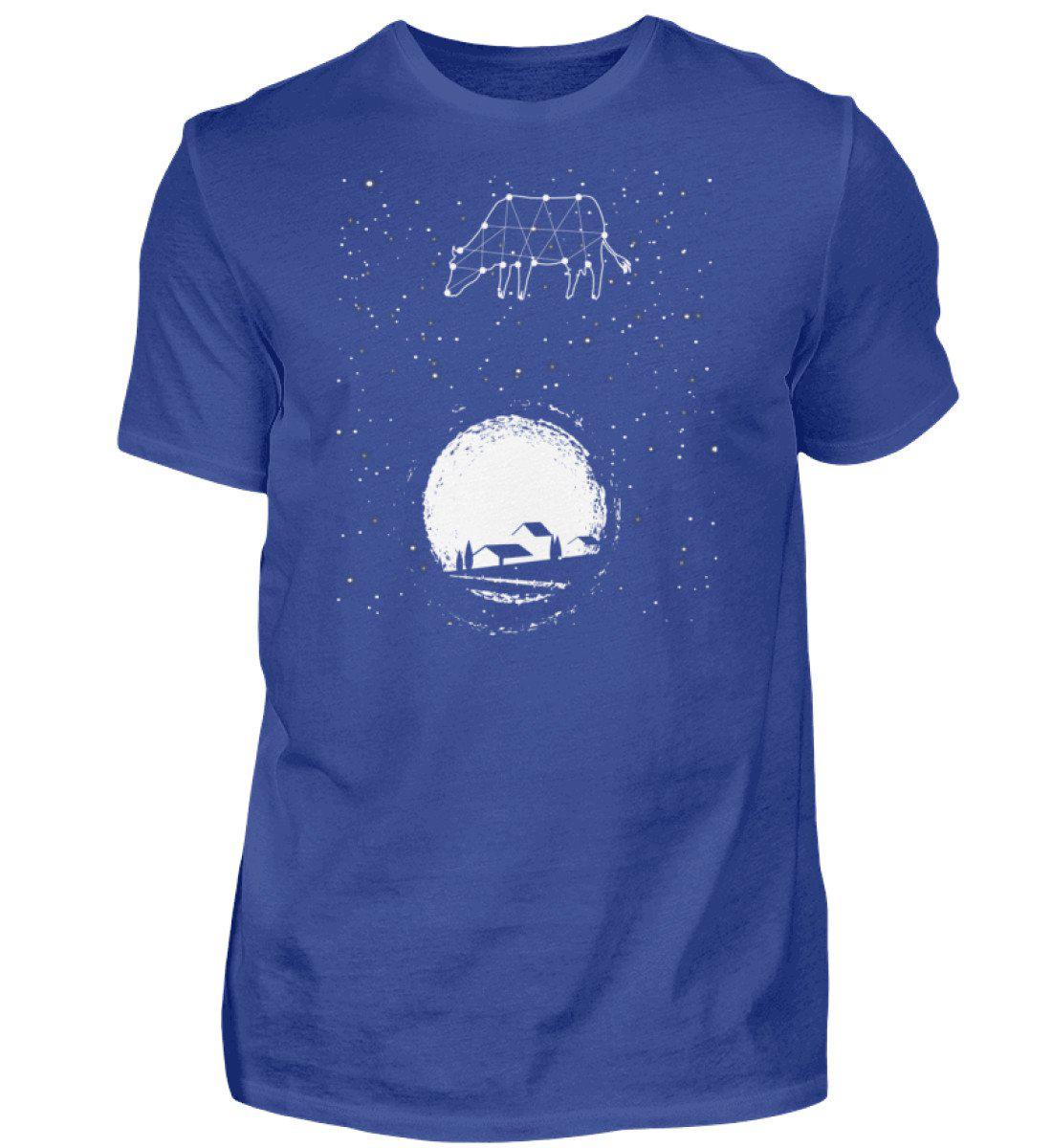 Kuh Sterne · Herren T-Shirt-Herren Basic T-Shirt-Royal Blue-S-Agrarstarz