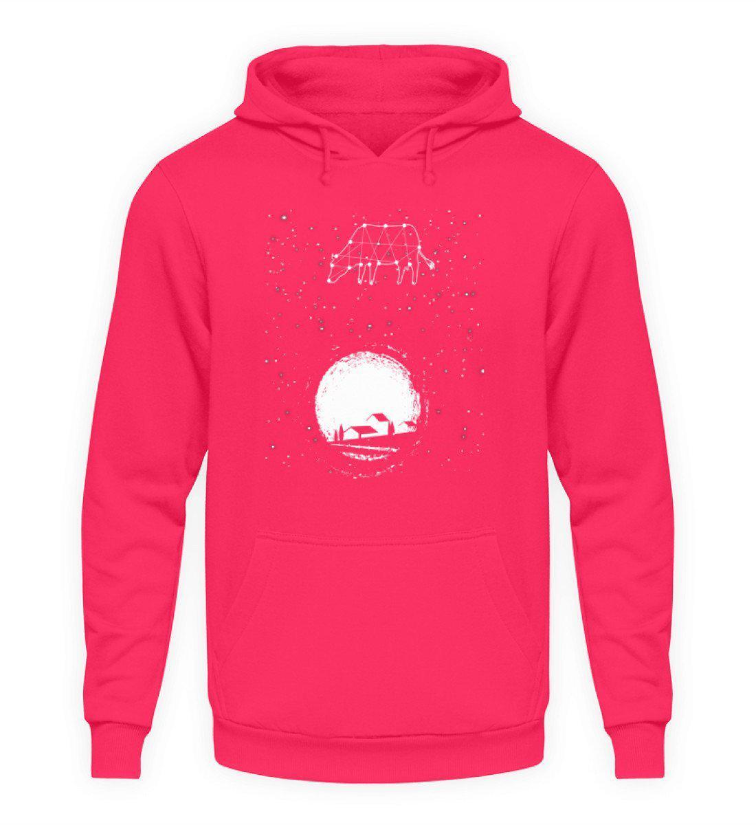 Kuh Sterne · Unisex Kapuzenpullover Hoodie-Unisex Hoodie-Hot Pink-L-Agrarstarz