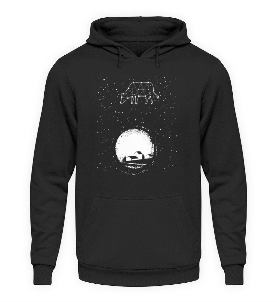 Kuh Sterne · Unisex Kapuzenpullover Hoodie-Unisex Hoodie-Jet Black-L-Agrarstarz