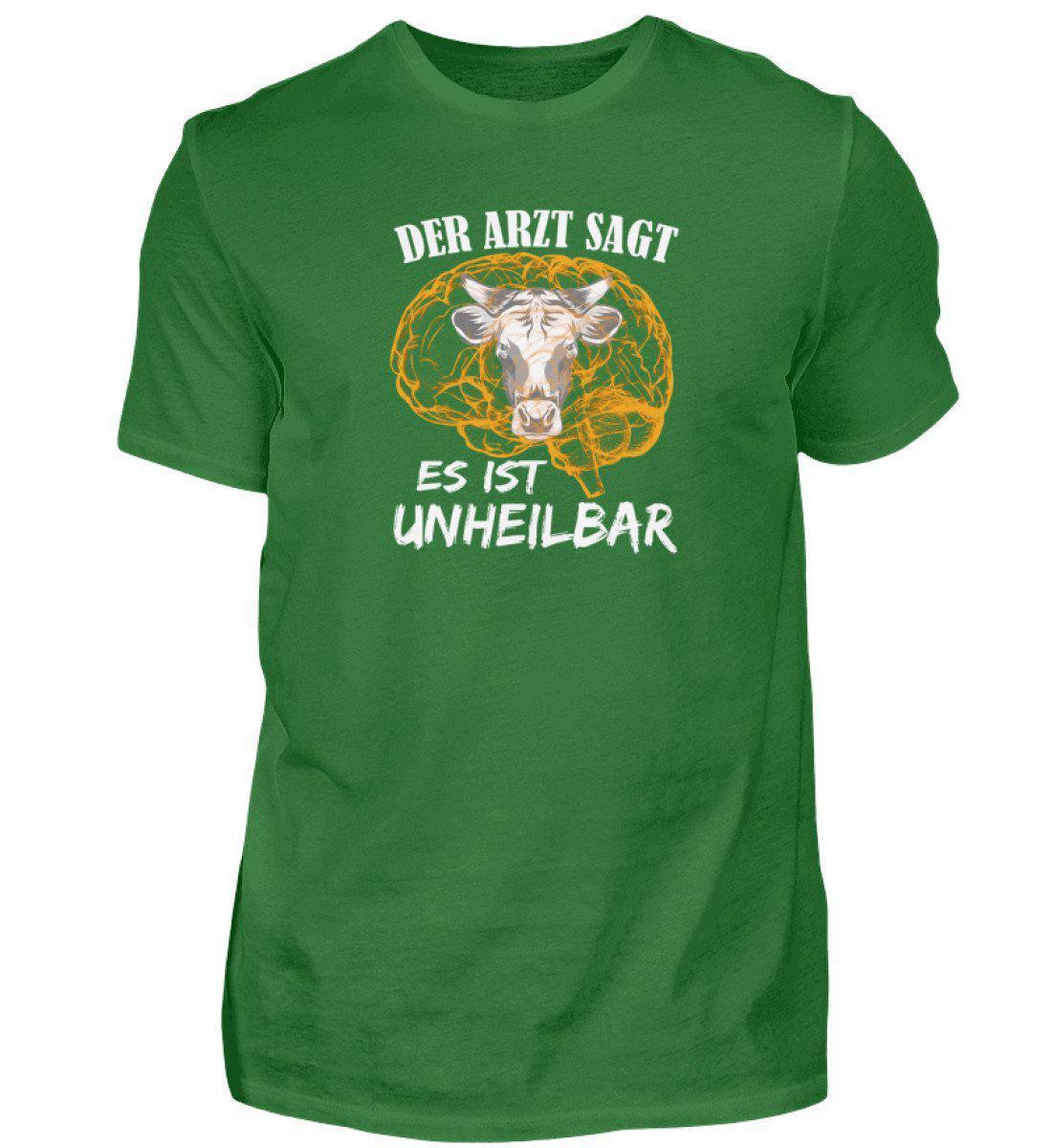 Kuh unheilbar gelb · Herren T-Shirt-Herren Basic T-Shirt-Kelly Green-S-Agrarstarz