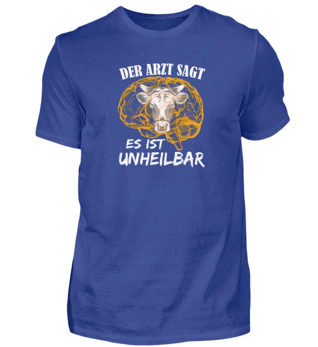 Kuh unheilbar gelb · Herren T-Shirt-Herren Basic T-Shirt-Royal Blue-S-Agrarstarz