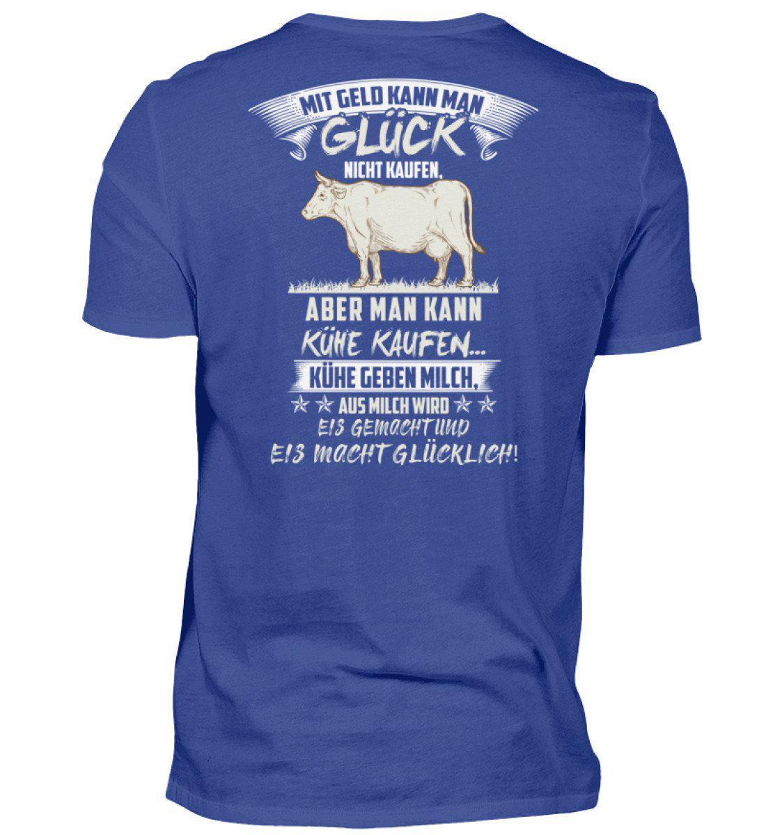 Kühe Geld Glück (Rücken Druck) · Herren T-Shirt-Herren Basic T-Shirt-Royal Blue-S-Agrarstarz