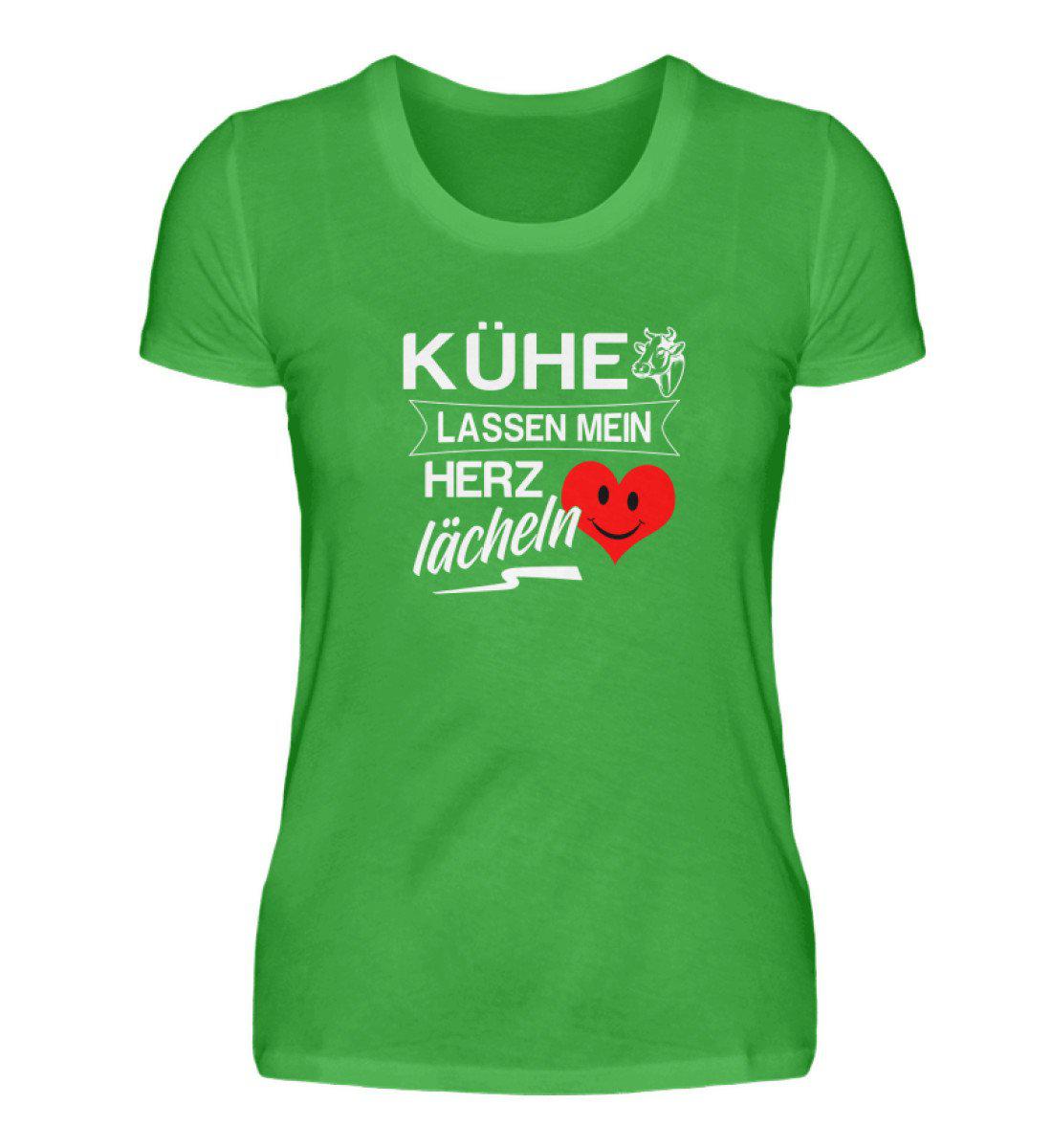 Kühe Herz lächeln · Damen T-Shirt-Damen Basic T-Shirt-Agrarstarz