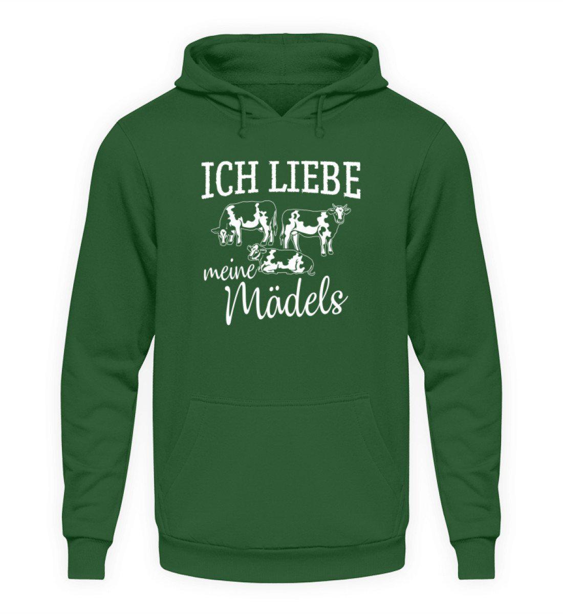 Kühe Mädels · Unisex Kapuzenpullover Hoodie-Unisex Hoodie-Bottle Green-L-Agrarstarz