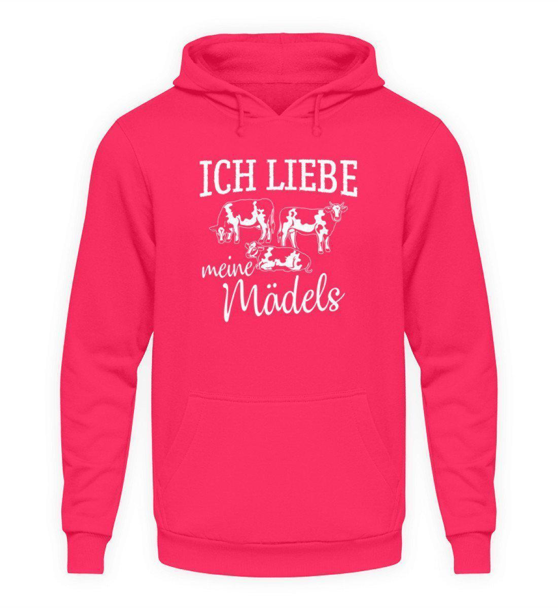 Kühe Mädels · Unisex Kapuzenpullover Hoodie-Unisex Hoodie-Hot Pink-L-Agrarstarz