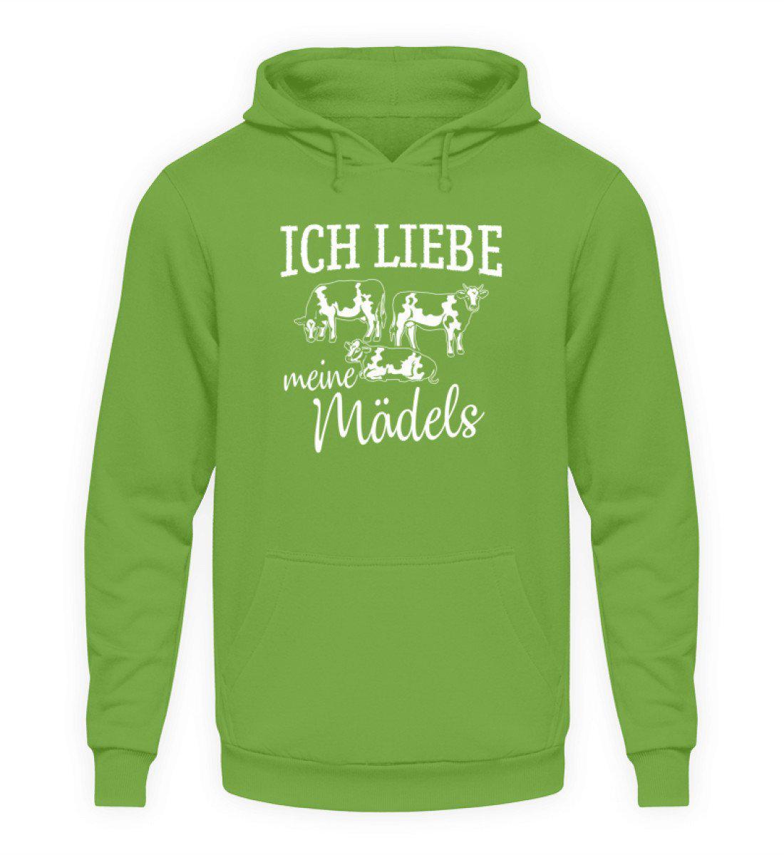 Kühe Mädels · Unisex Kapuzenpullover Hoodie-Unisex Hoodie-LimeGreen-L-Agrarstarz