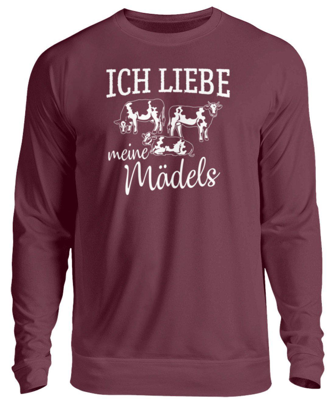 Kühe Mädels · Unisex Sweatshirt Pullover-Unisex Sweatshirt-Burgundy-S-Agrarstarz