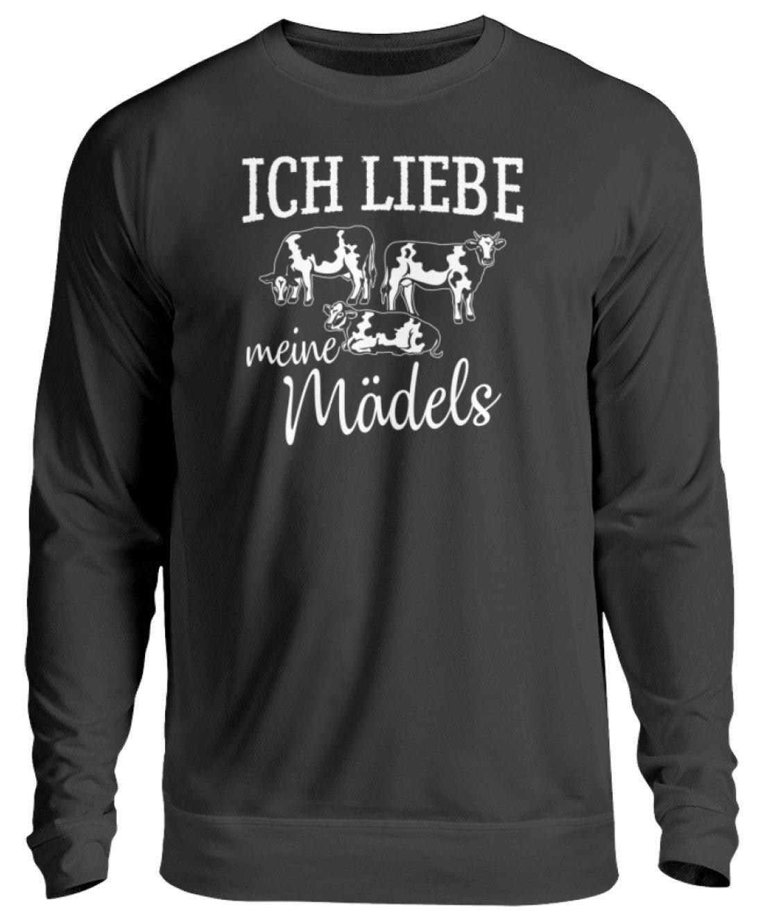 Kühe Mädels · Unisex Sweatshirt Pullover-Unisex Sweatshirt-Jet Black-S-Agrarstarz