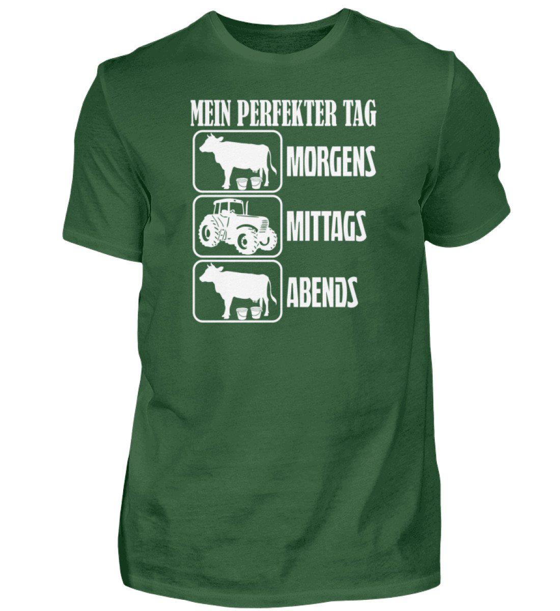 Kühe Traktor Tag · Herren T-Shirt-Herren Basic T-Shirt-Bottle Green-S-Agrarstarz
