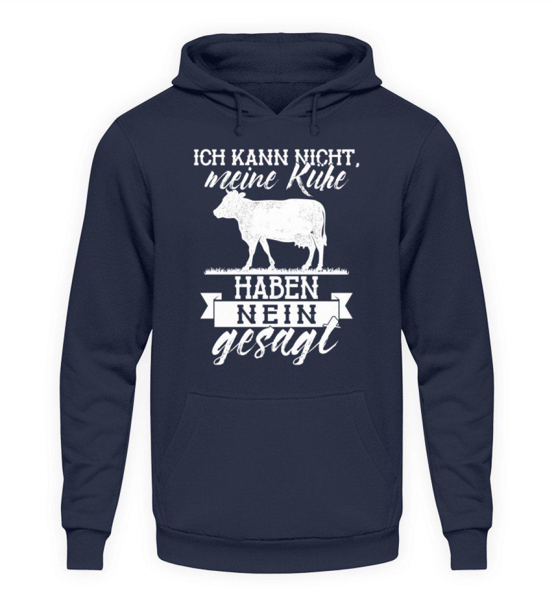 Kühe haben Nein gesagt · Unisex Kapuzenpullover Hoodie-Unisex Hoodie-Oxford Navy-S-Agrarstarz