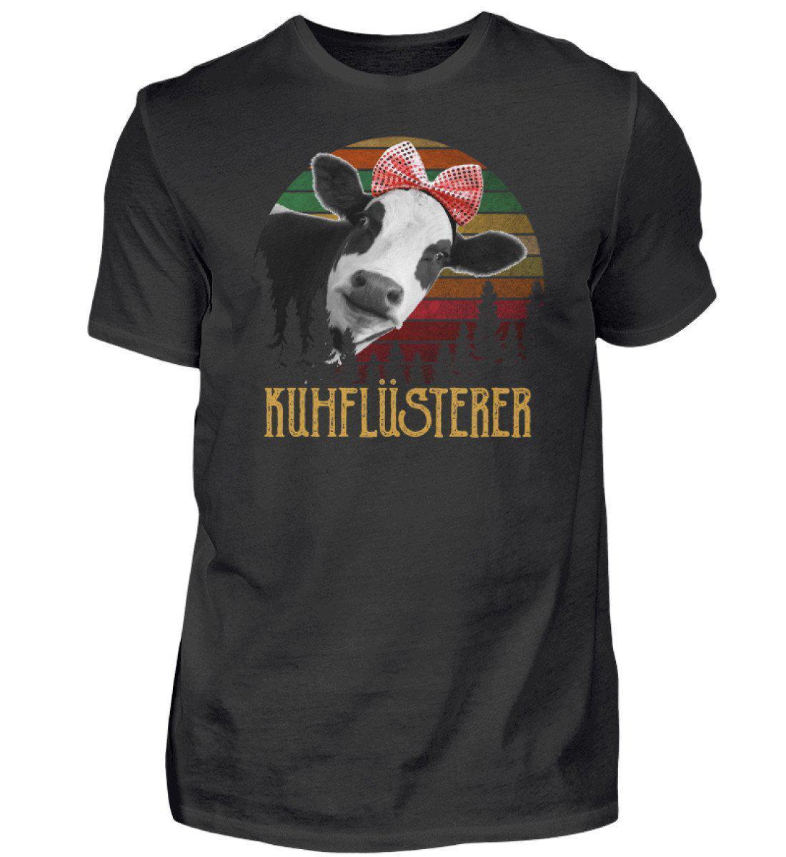 Kuhflüsterer Retro · Herren T-Shirt-Herren Basic T-Shirt-Black-S-Agrarstarz