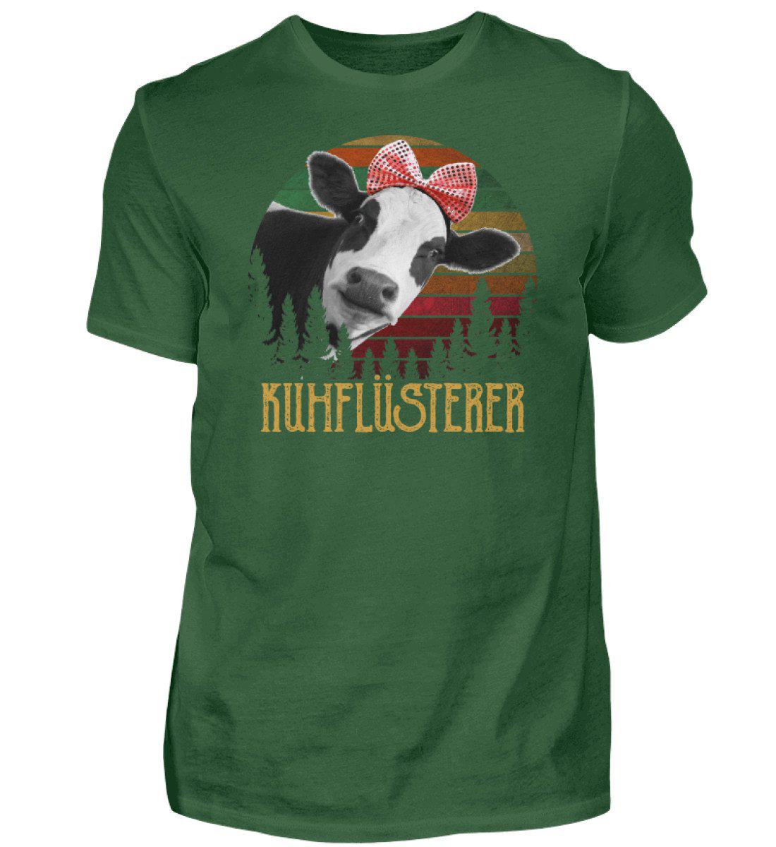 Kuhflüsterer Retro · Herren T-Shirt-Herren Basic T-Shirt-Bottle Green-S-Agrarstarz
