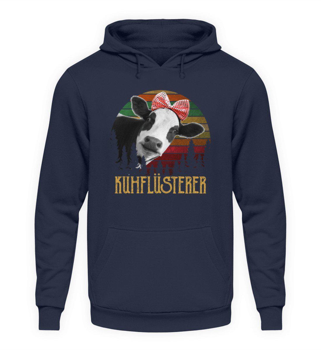 Kuhflüsterer Retro · Unisex Kapuzenpullover Hoodie-Unisex Hoodie-Oxford Navy-L-Agrarstarz