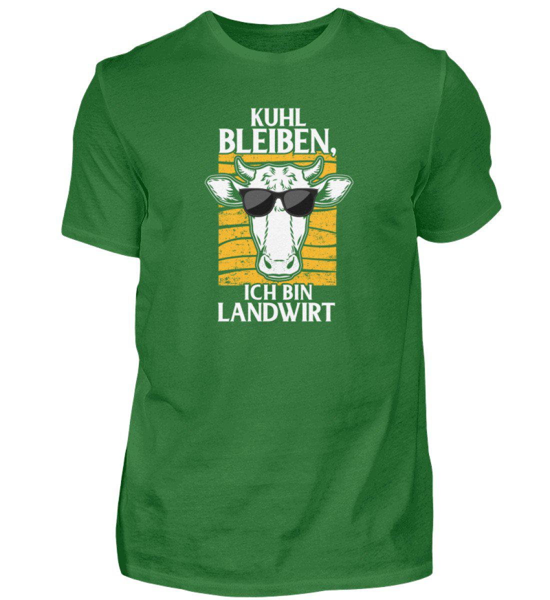 Kuhl bleiben Landwirt · Herren T-Shirt-Herren Basic T-Shirt-Kelly Green-S-Agrarstarz