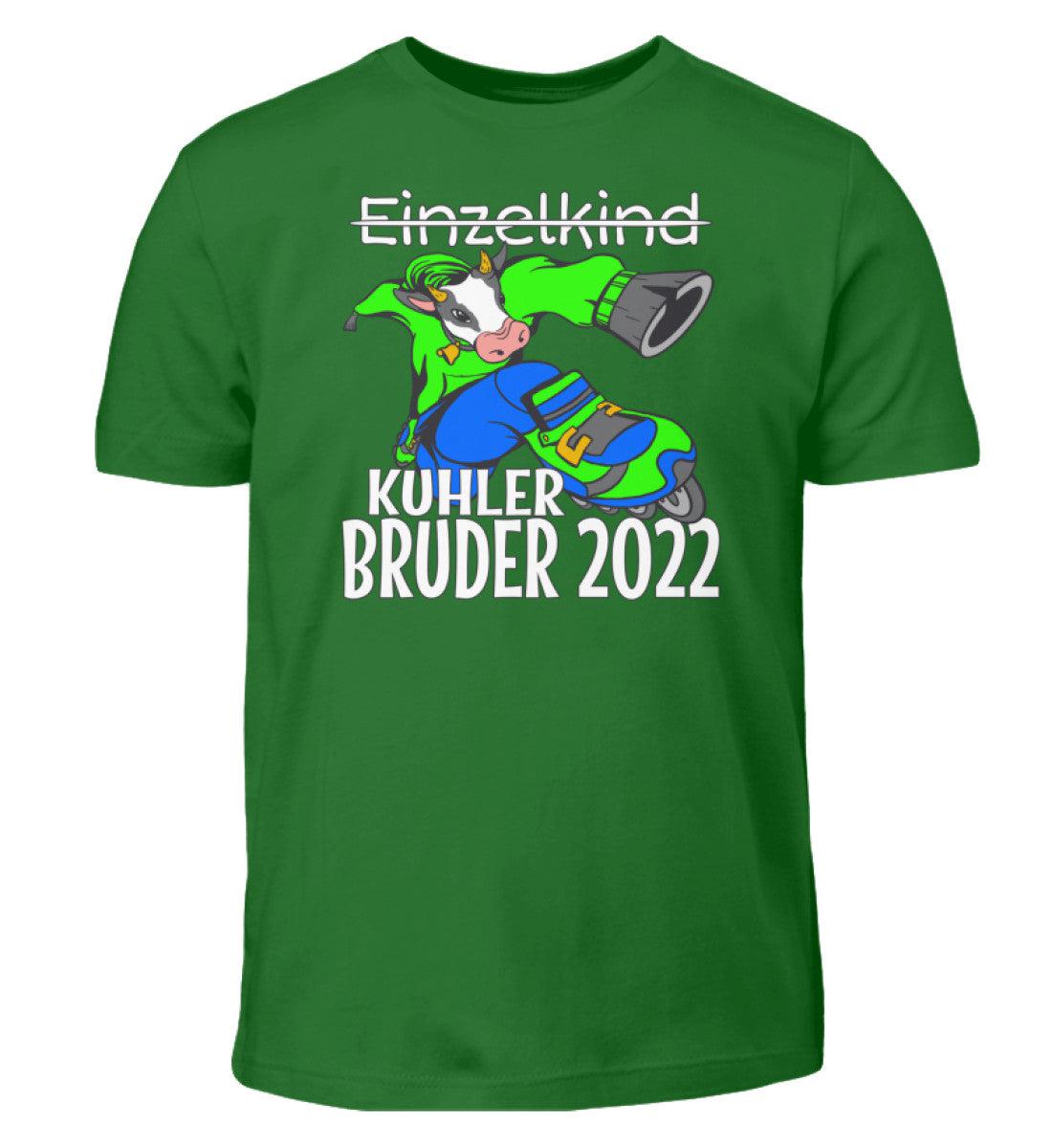 Kuhler Bruder 2022 · Kinder T-Shirt-Kinder T-Shirt-Kelly Green-12/14 (152/164)-Agrarstarz