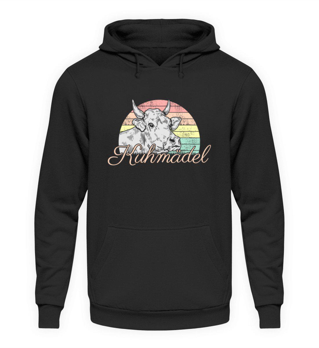 Kuhmädel Retro · Unisex Hoodie-Unisex Hoodie-Jet Black-S-Agrarstarz