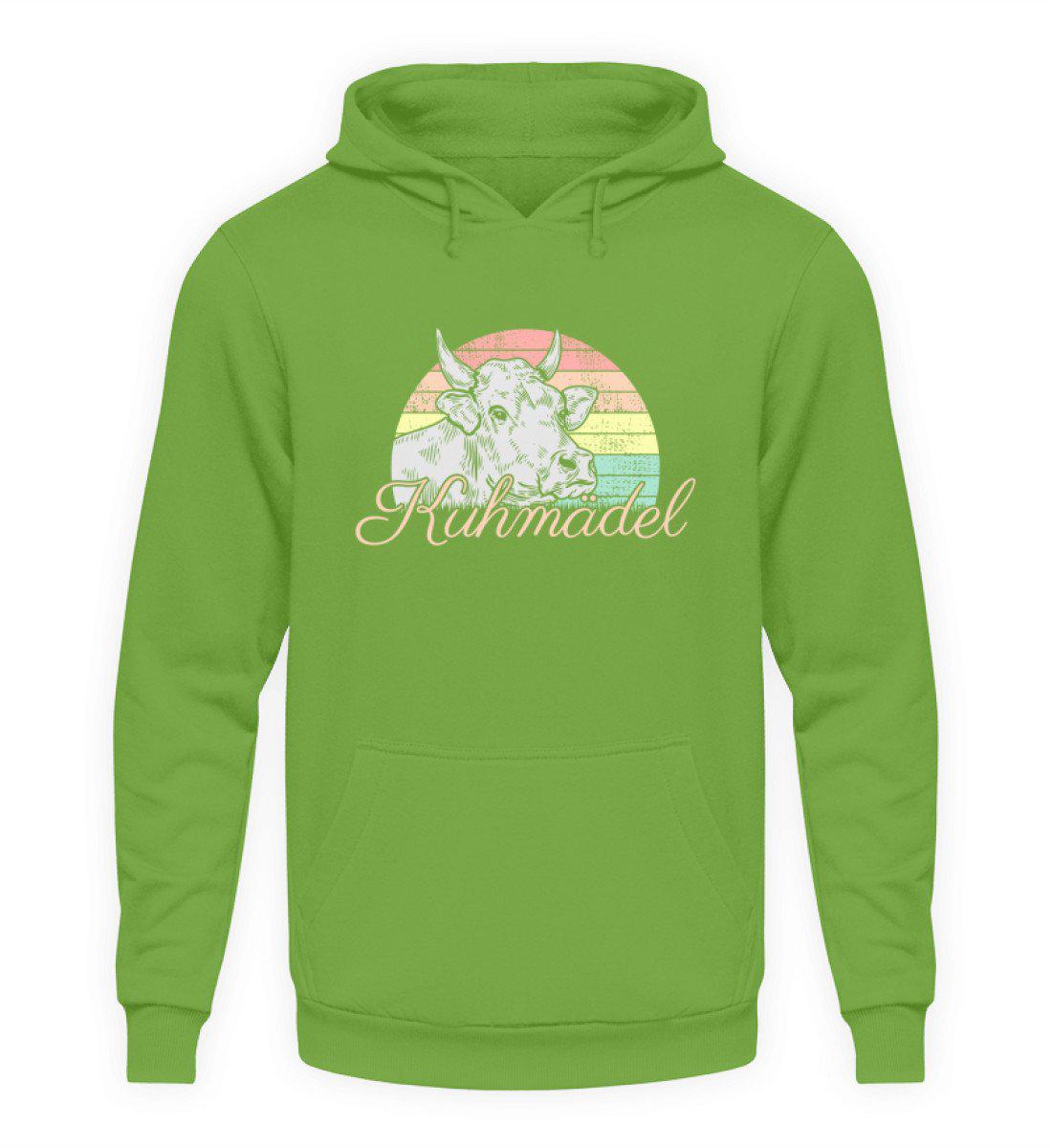 Kuhmädel Retro · Unisex Hoodie-Unisex Hoodie-LimeGreen-S-Agrarstarz